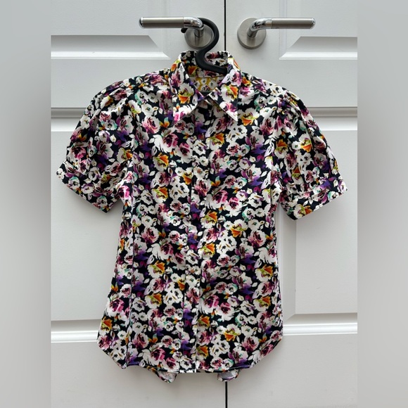 NWT Robert Graham cotton top. Multicolor. Size XS. - Picture 2 of 8